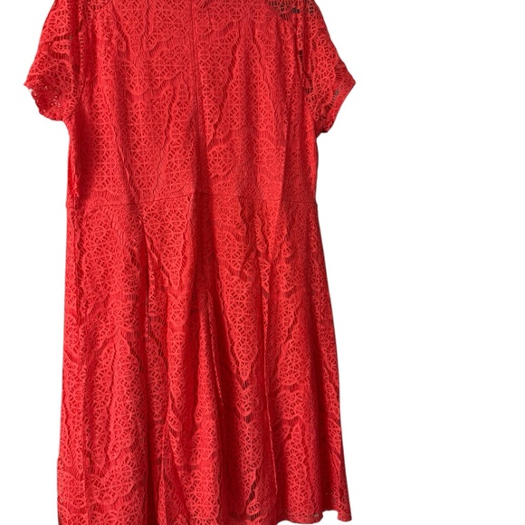 APT 9 Elegant Orange  Lace Dress Size 1X NWOT - Picture 3 of 3